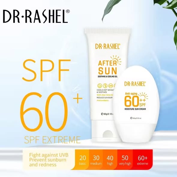kit 2 en 1 de protection solaire anti âge spf 60++